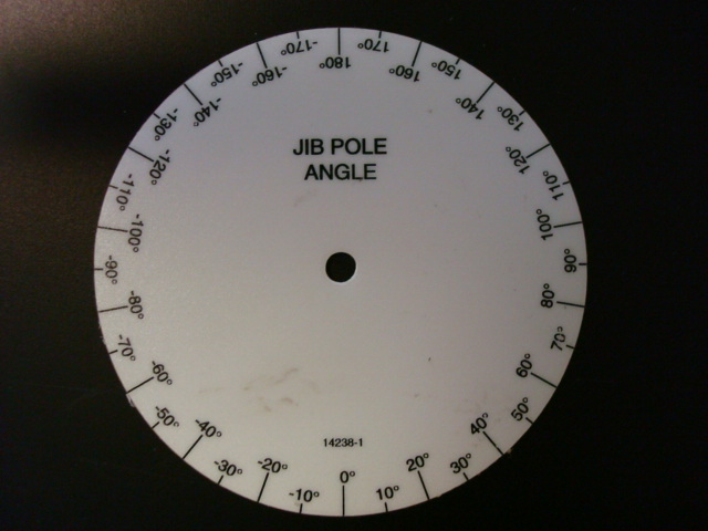 Jib Pole Angle Decal