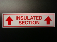 Insulated Section Decal