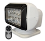 LED PERMANENT MOUNT RADIORAY W/WIRELESS REMOTE - WHITE Lights, lighting, wireless, remote, searchlight, searchlights, mount, mounting, search, light, safety, LED, Halogen, beam, light beam, search & rescue, rescue, search and rescue, CERT, emergency, spotlight, spot light, agriculture, farm, farming, farmer, outdoor, nighttime, outdoor activities, camp, camping, hunting, boating, off-roading, offroading, event lights, event lighting, lighting, fire, police, municipal, tow, towing, plow, plowing, snow plow, truck lights, rv, RV, recreation, recreation vehicle, law enforcement, marine lighting, work vehicle lights, golight, Golight, Golite, golite, radioray, Radioray, radio, ray, vehicle lighting, automotive, heavy equipment, floodlight, flood, light